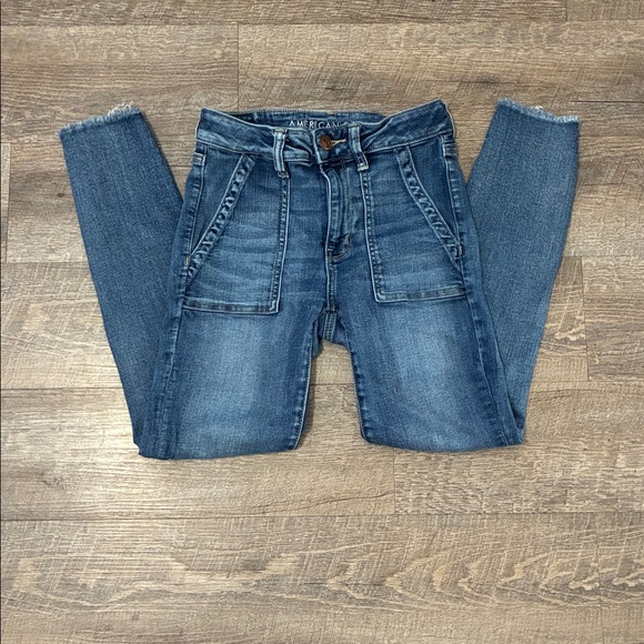 American Eagle Outfitters Denim - American Eagle Outfitters Light Blue Denim Pants